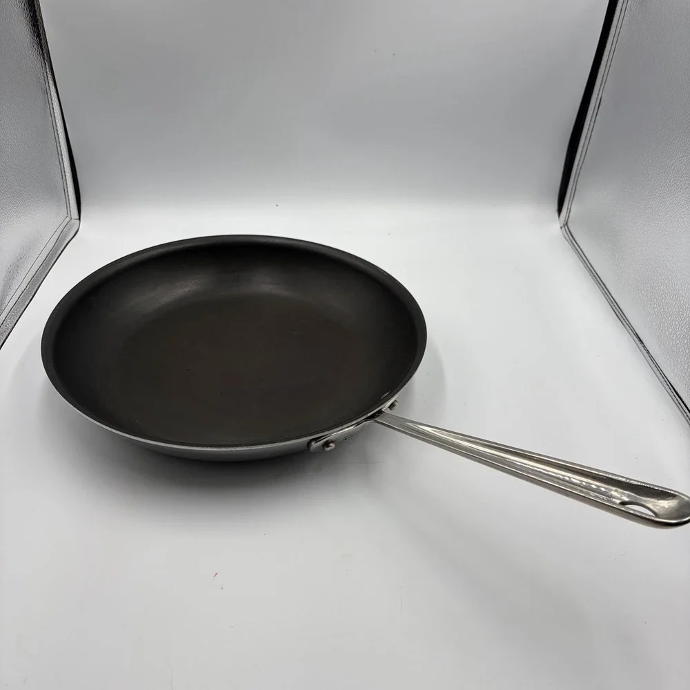 All Clad 12 Inch Fry Pan Master Chef Stainless‎ Skillet Metalcrafters Non stick